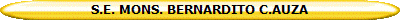 S.E. MONS. BERNARDITO C.AUZA