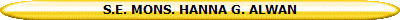 S.E. MONS. HANNA G. ALWAN