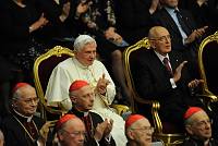 <br>CONCERTO ANNIVERSARIO V ANNO PONTIFICATO <br><br> - (Copyright L'OSSERVATORE ROMANO - Servizio Fotografico - photo@ossrom.va)