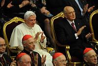 <br>CONCERTO ANNIVERSARIO V ANNO PONTIFICATO <br><br> - (Copyright L'OSSERVATORE ROMANO - Servizio Fotografico - photo@ossrom.va)