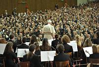 <br>CONCERTO ANNIVERSARIO V ANNO PONTIFICATO <br><br> - (Copyright L'OSSERVATORE ROMANO - Servizio Fotografico - photo@ossrom.va)