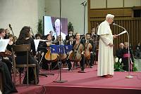 <br>CONCERTO ANNIVERSARIO V ANNO PONTIFICATO <br><br> - (Copyright L'OSSERVATORE ROMANO - Servizio Fotografico - photo@ossrom.va)