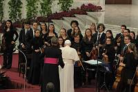 <br>CONCERTO ANNIVERSARIO V ANNO PONTIFICATO <br><br> - (Copyright L'OSSERVATORE ROMANO - Servizio Fotografico - photo@ossrom.va)