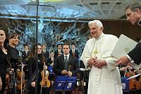 <br>CONCERTO ANNIVERSARIO V ANNO PONTIFICATO <br><br> - (Copyright L'OSSERVATORE ROMANO - Servizio Fotografico - photo@ossrom.va)