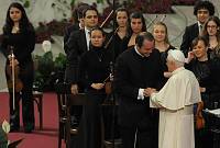 <br>CONCERTO ANNIVERSARIO V ANNO PONTIFICATO <br><br> - (Copyright L'OSSERVATORE ROMANO - Servizio Fotografico - photo@ossrom.va)