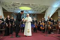 <br>CONCERTO ANNIVERSARIO V ANNO PONTIFICATO <br><br> - (Copyright L'OSSERVATORE ROMANO - Servizio Fotografico - photo@ossrom.va)