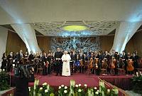 <br>CONCERTO ANNIVERSARIO V ANNO PONTIFICATO <br><br> - (Copyright L'OSSERVATORE ROMANO - Servizio Fotografico - photo@ossrom.va)