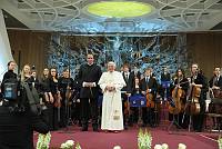 <br>CONCERTO ANNIVERSARIO V ANNO PONTIFICATO <br><br> - (Copyright L'OSSERVATORE ROMANO - Servizio Fotografico - photo@ossrom.va)