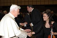 <br>CONCERTO ANNIVERSARIO V ANNO PONTIFICATO <br><br> - (Copyright L'OSSERVATORE ROMANO - Servizio Fotografico - photo@ossrom.va)