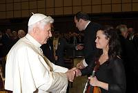 <br>CONCERTO ANNIVERSARIO V ANNO PONTIFICATO <br><br> - (Copyright L'OSSERVATORE ROMANO - Servizio Fotografico - photo@ossrom.va)