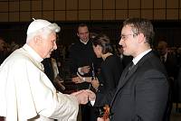 <br>CONCERTO ANNIVERSARIO V ANNO PONTIFICATO <br><br> - (Copyright L'OSSERVATORE ROMANO - Servizio Fotografico - photo@ossrom.va)