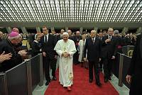 <br>CONCERTO ANNIVERSARIO V ANNO PONTIFICATO <br><br> - (Copyright L'OSSERVATORE ROMANO - Servizio Fotografico - photo@ossrom.va)