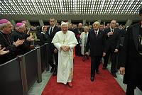 <br>CONCERTO ANNIVERSARIO V ANNO PONTIFICATO <br><br> - (Copyright L'OSSERVATORE ROMANO - Servizio Fotografico - photo@ossrom.va)