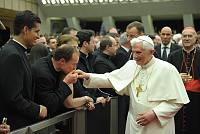 <br>CONCERTO ANNIVERSARIO V ANNO PONTIFICATO <br><br> - (Copyright L'OSSERVATORE ROMANO - Servizio Fotografico - photo@ossrom.va)